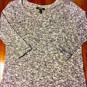 Sz M Forever 21 Lightweight Sweater Semi Sheer Marbled